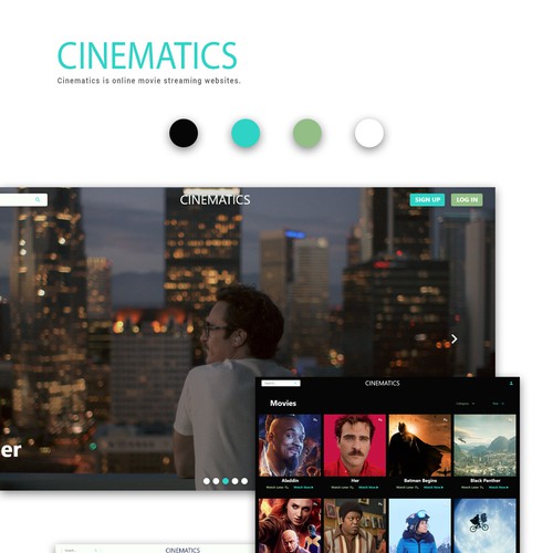 Cinematics's Website Design