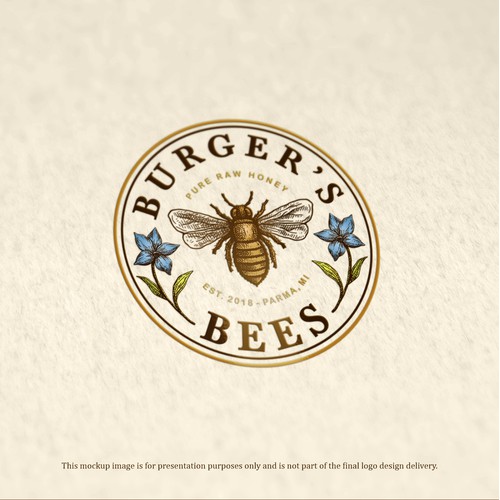 Unique, eye catching logo for female beekeeper