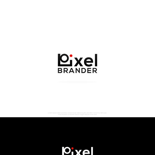 pixel brander logo design