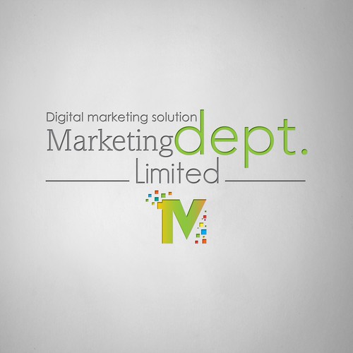 Logo for Marketing Dept Company.