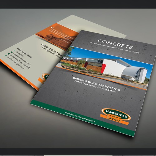 Design & Build Concrete Apartment Leaflet