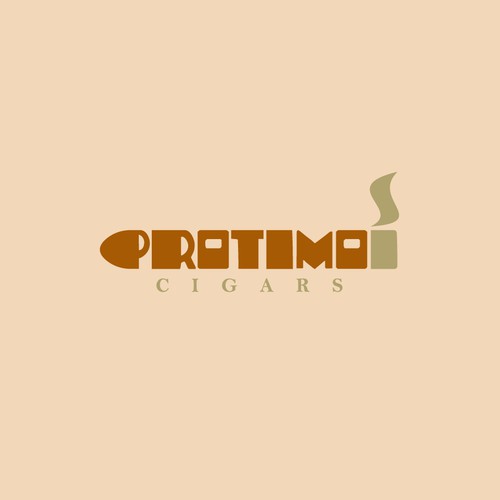 Wordmark logo for premium cigar shop and longue