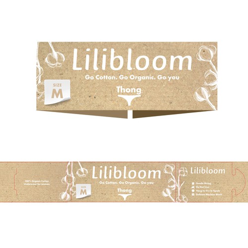 Sleeve for underwear brand Lilibloom