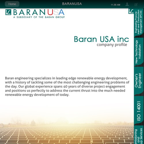 Baran USA inc. needs a new print or packaging design