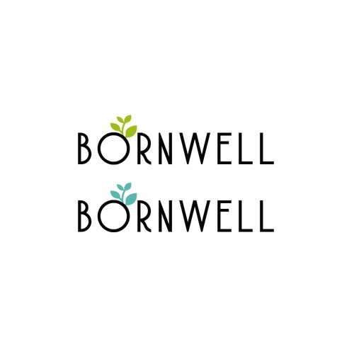 Design logo for fitness classes "BORNWELL"