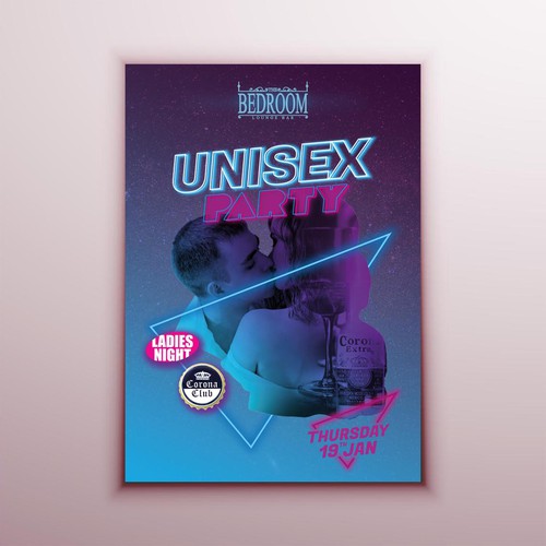 Unisex Party Poster