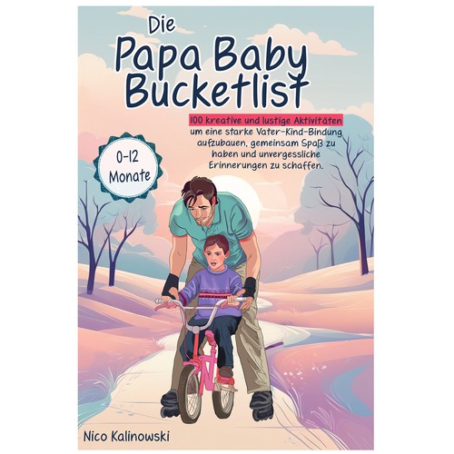Design a cool and loving cover for a daddy baby bucketlist