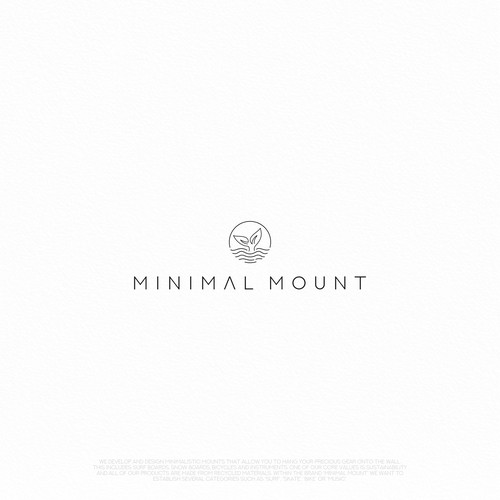 Minimalistic logo for a sustainable sports brand