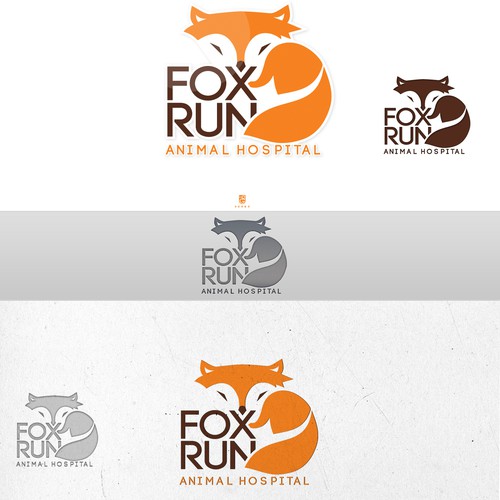 Create a classic brand for a veterinary hospital with modern medicine
