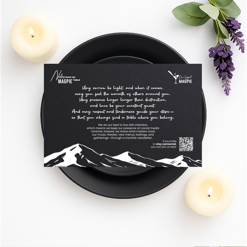 Feedback & Note of Appreciation Card Design