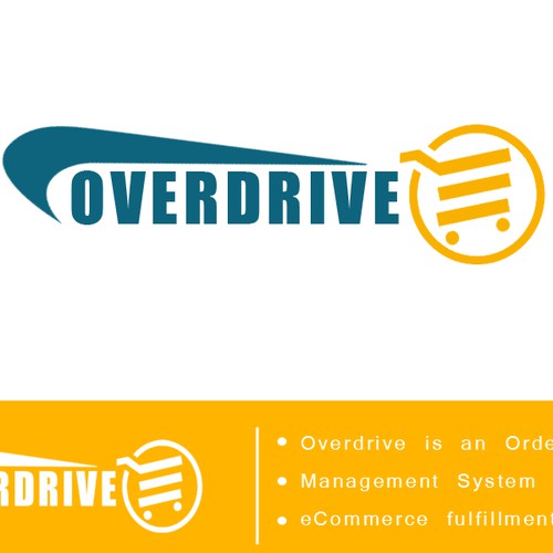 Logo for our cloud based warehouse management app - Overdrive