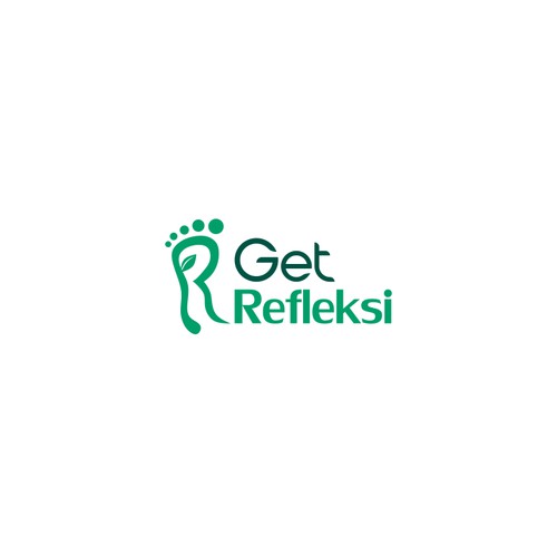 Simple and fun design for foot reflexology company: Get Refleksi