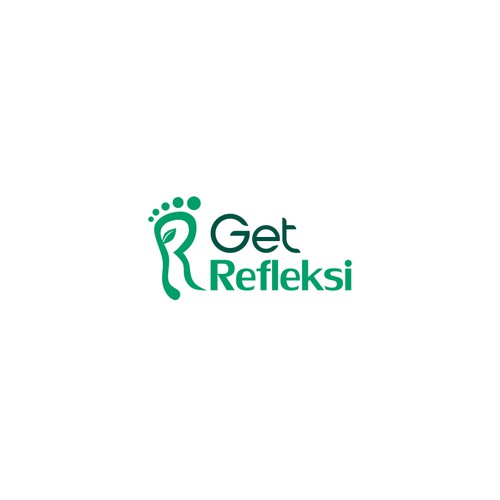 Simple and fun design for foot reflexology company: Get Refleksi