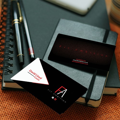 Three Color Business Card