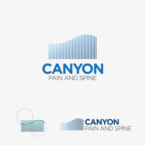 Logo concept for Canyon Pain and Spine