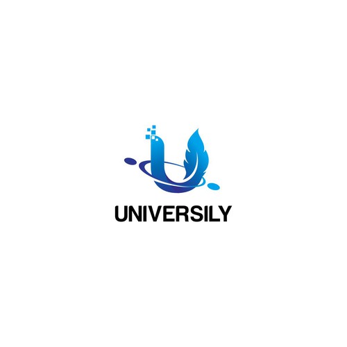 Letter U Technology Logo