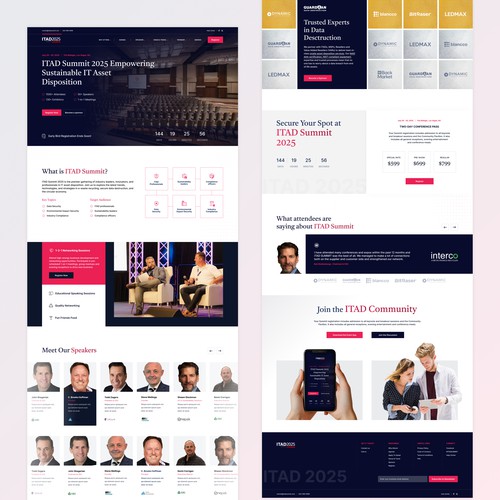 Conference Website Corporate Redesign