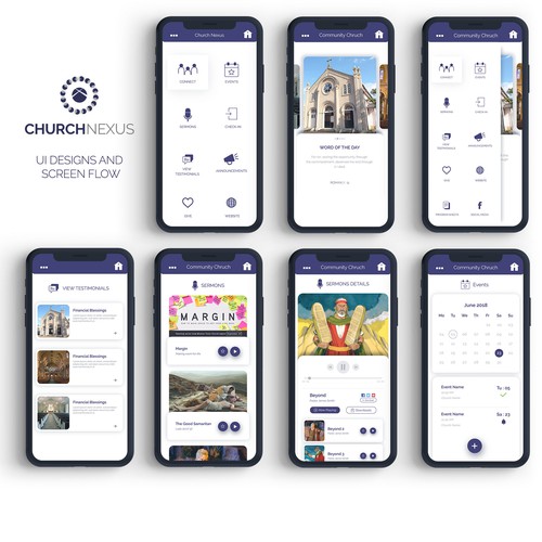 App for churches to connect with their members.