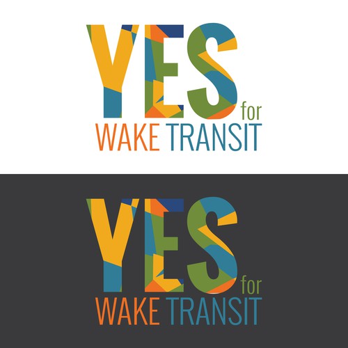 Yes for Wake Transit Logo Design