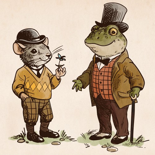 Mouse and Toad illustration