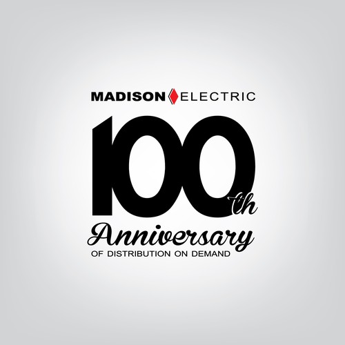 Logo for Madison Electric - 100 Anniversary