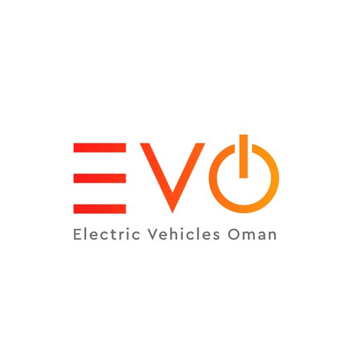 Logo concept for  EVO  Electric Vehicle Oman company 