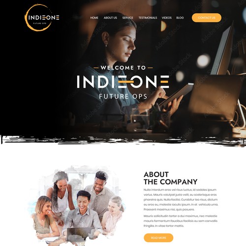 IndieOne Website Design