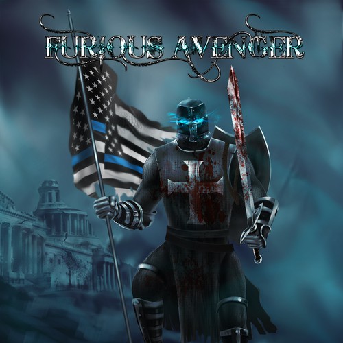 FURIOUS AVENGER" morale product line for law enforcement