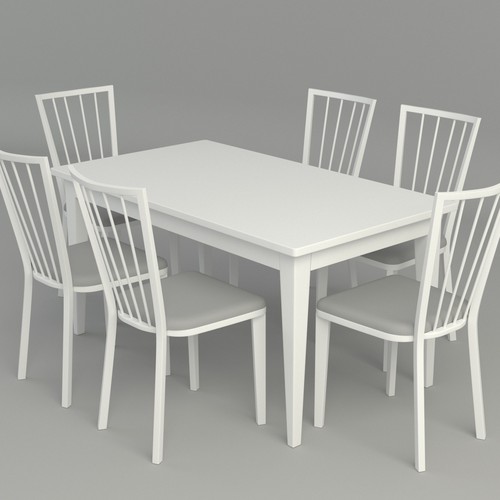 White Table