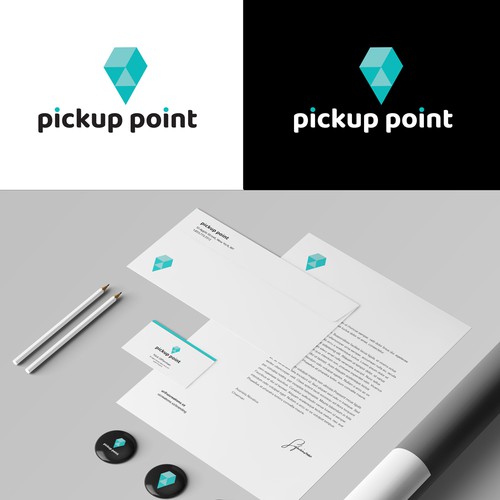 Logo for a parcel delivery service Pickup Point