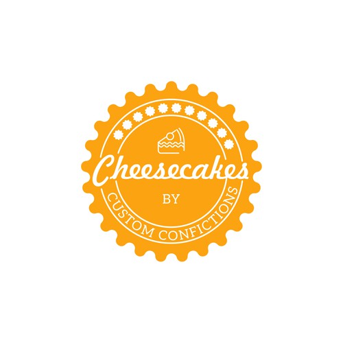 Cheesecake logo inverse