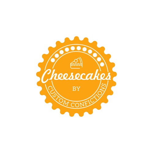 Cheesecake logo inverse