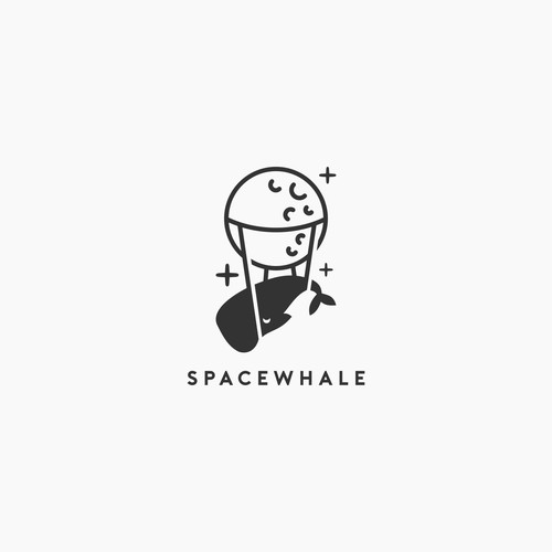 space whale logo