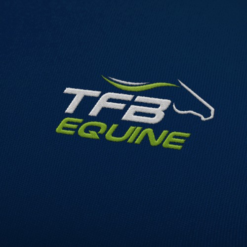 Modern horse logo for TFB Equine Vet