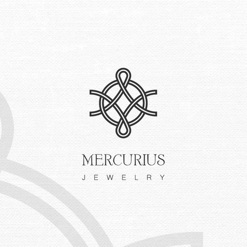 A logo for Mercurius Jewelry