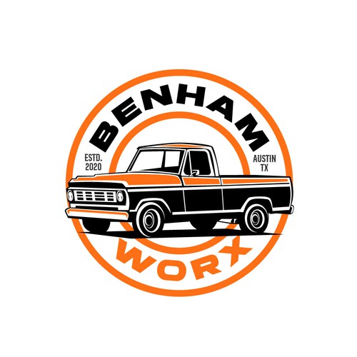 modern & popping logo for a car custom workshop