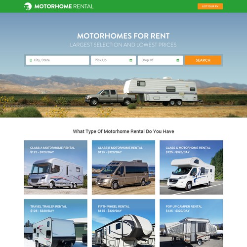 RV Rental Homage