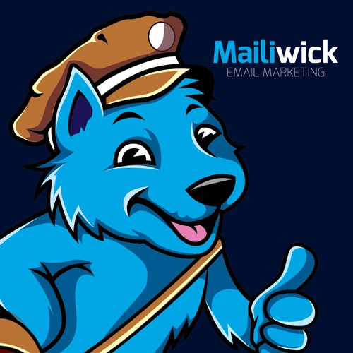 dog character mascot design