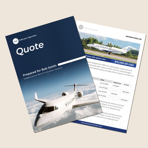 Word template for business Aeroquote