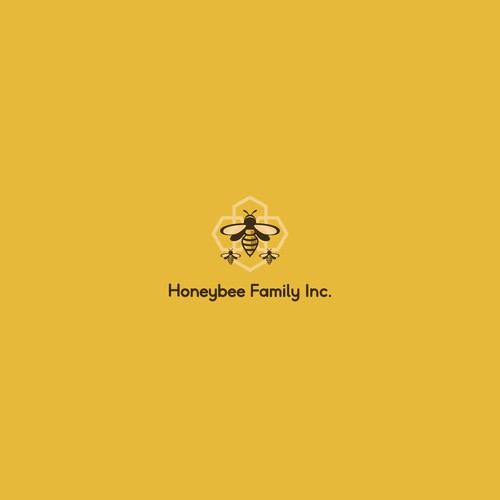 Logo design for HONEYBEE FAMILY INC.