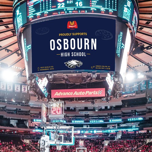 Digital Scoreboard Graphic
