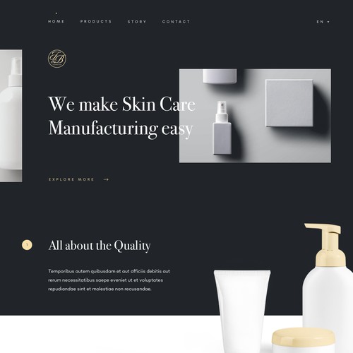 Homepage - Skin Care Manufacturing