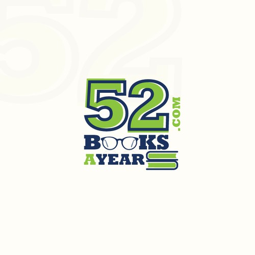 Bold Logo For "52 Books A Year"