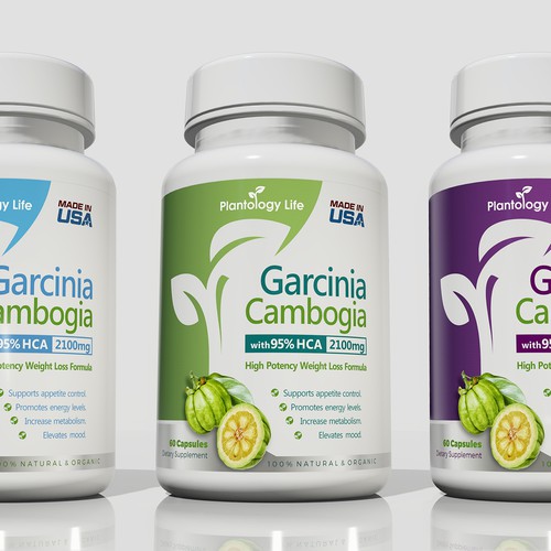 Garcinia Cambogia label design