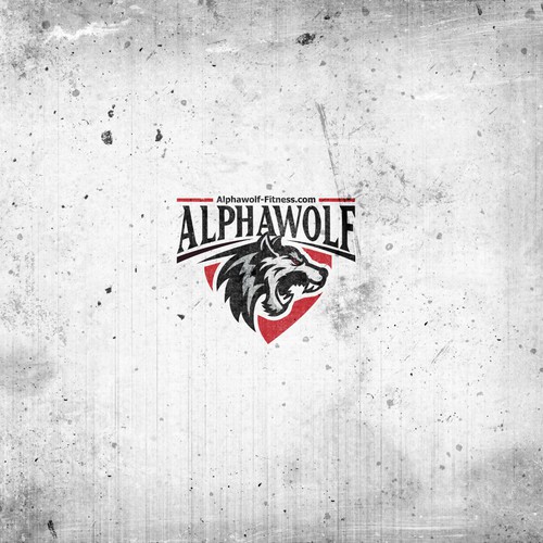 Alpha wolf logo