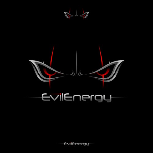 evil energy logo concept