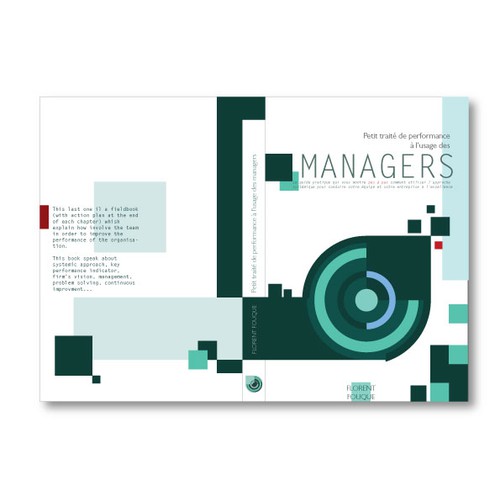 Book cover concept for management