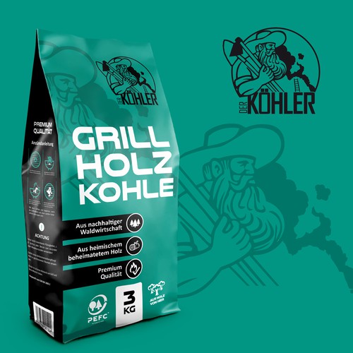 Grillholzkohle