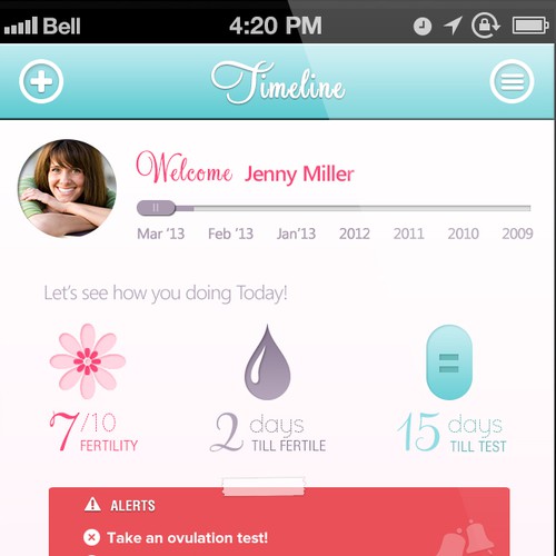 Mobile App Design for Women's Health Company