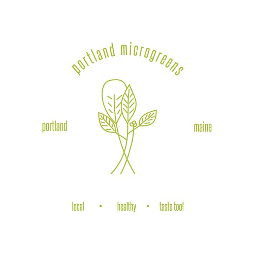 Urban logo concept for farm